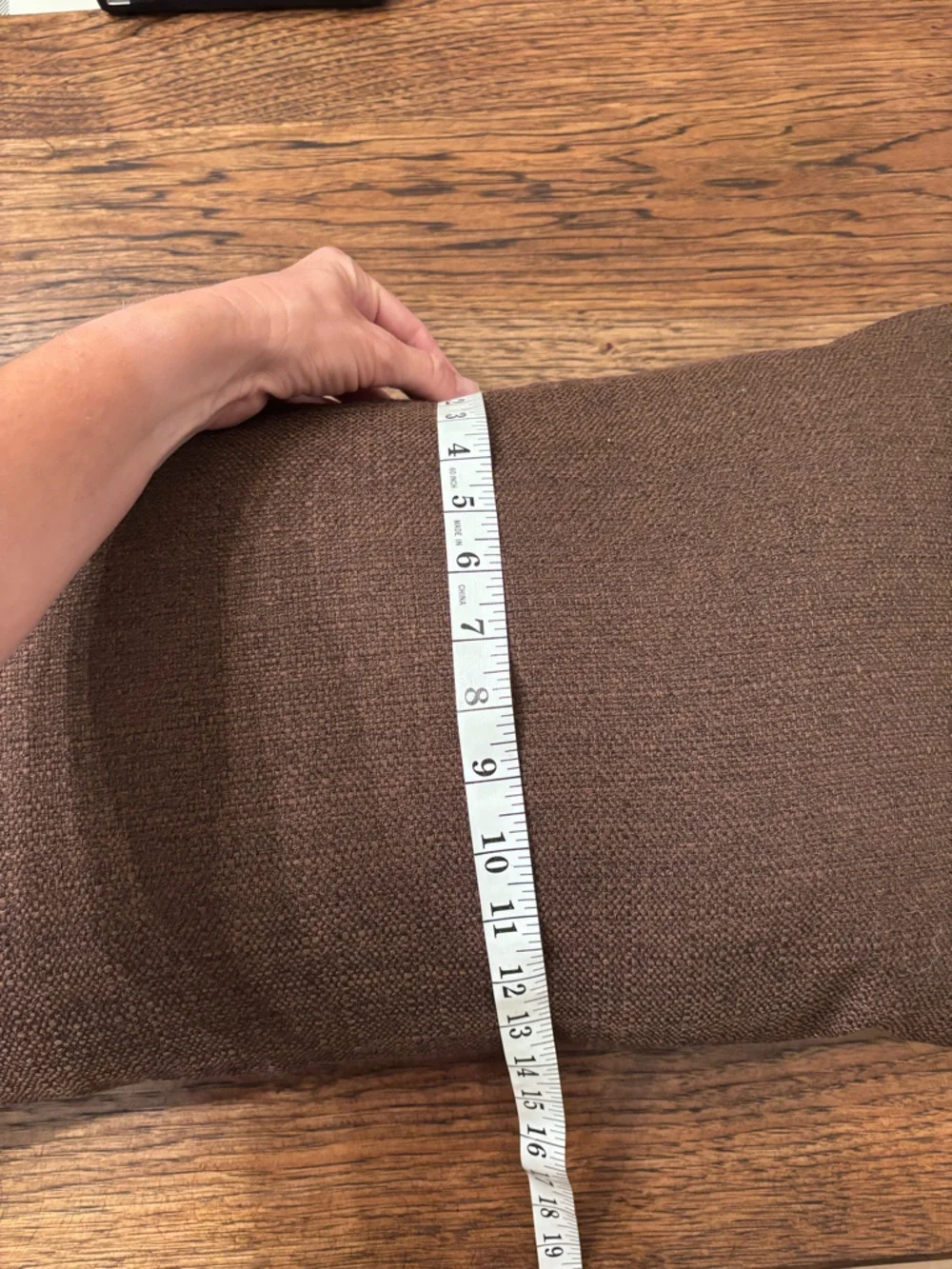 Howard Elliot Designer Chocolate Textured Lumbar Pillow 14x22 Down Insert NWT